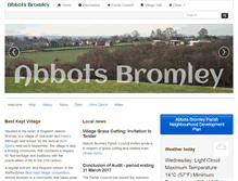 Tablet Screenshot of abbotsbromley.com